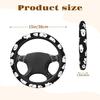 Steering Wheel Cover Accessories Neoprene Cover, Breathable Non-Slip Easy To Tall Suitable For Women Men, 14.5-15.5 Inch For Car SUV Van Truck