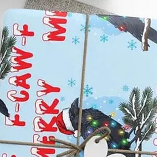 3Pcs Wrapping Paper Chicken Crow Funny Farm Animal Gift Wrap Decorative Printed