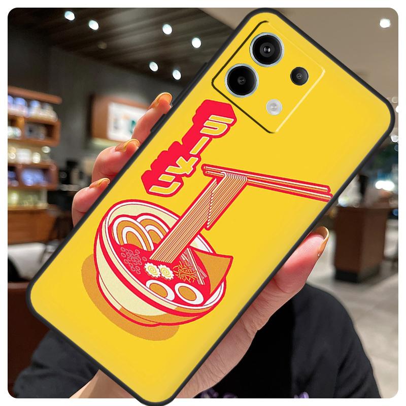 Ramen Cat Japanese Art Case For Xiaomi Redmi Note 14 10 11 12 13 15 Pro Plus Cover For Redmi 15 15C 14C 10C 12C 13C