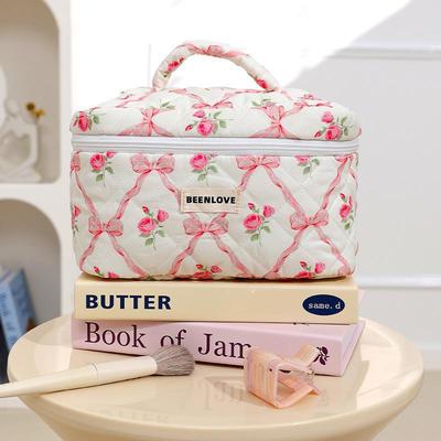Elegante borsa per cosmetici: Borsa da lavaggio portatile per la cura della pelle e la conservazione del rossetto