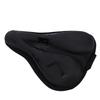 Bike Saddle Cover PU Silicone Foam Filling Anti Slip Cycling Seat Cushion Cover for Mountain Road Bikes Black
