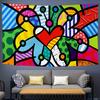 Britto DIY Wall Tapestry Hanging Tarot Hippie Wall Rugs Dorm INS Home Decor
