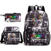 Rhythm box cartoon animation primary school schoolbag sprunki fourth grade lightweight burden reduction large capacity backpack bag