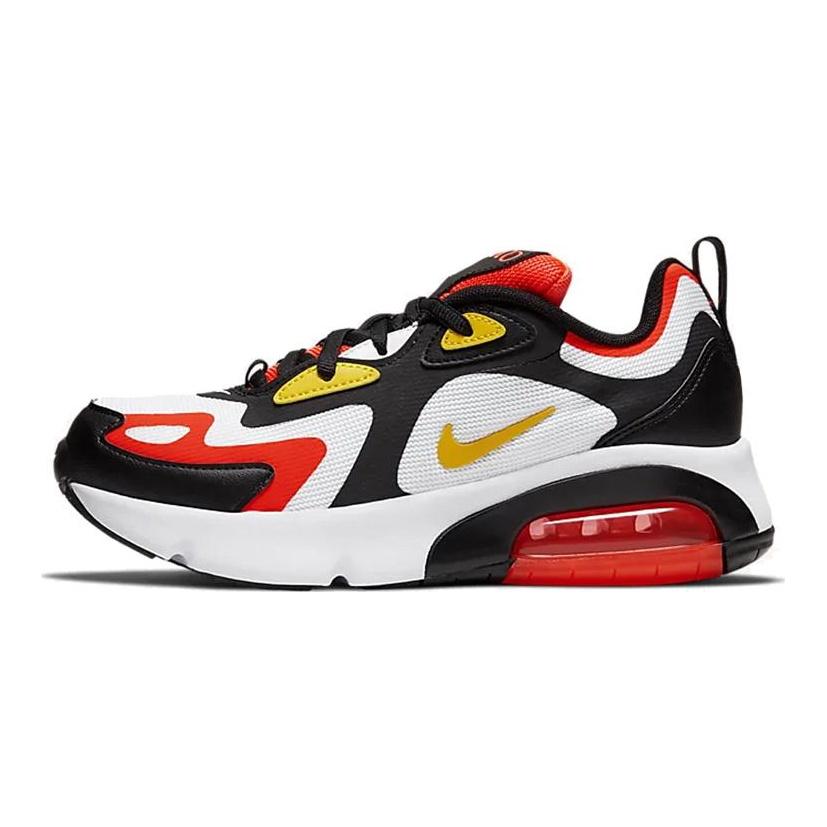 Nike Air Max 200 'Black Bright Crimson' Gs AT5627-005