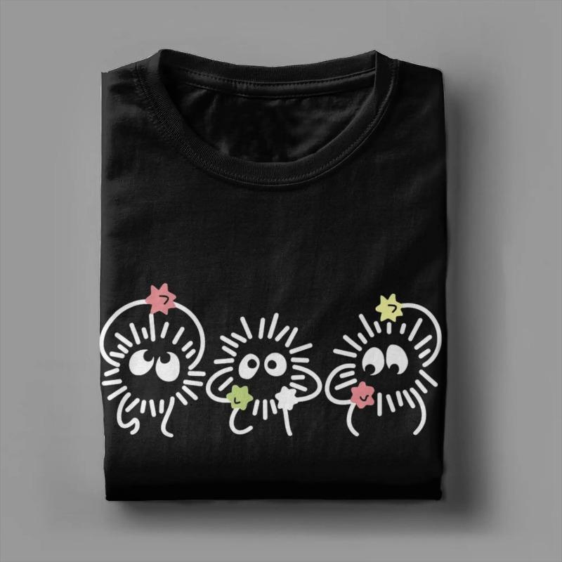 S.O.O.T G-Ghiblis T-shirt Heren Puur Katoen Nieuwigheid T-shirt Ronde Hals T-shirts Korte Mouw Kleding Cadeau Idee