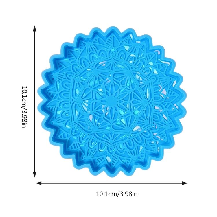 Cup Mat Silicone Mold for Epoxy Resin Crafts Coaster Silicone Mold for Office
