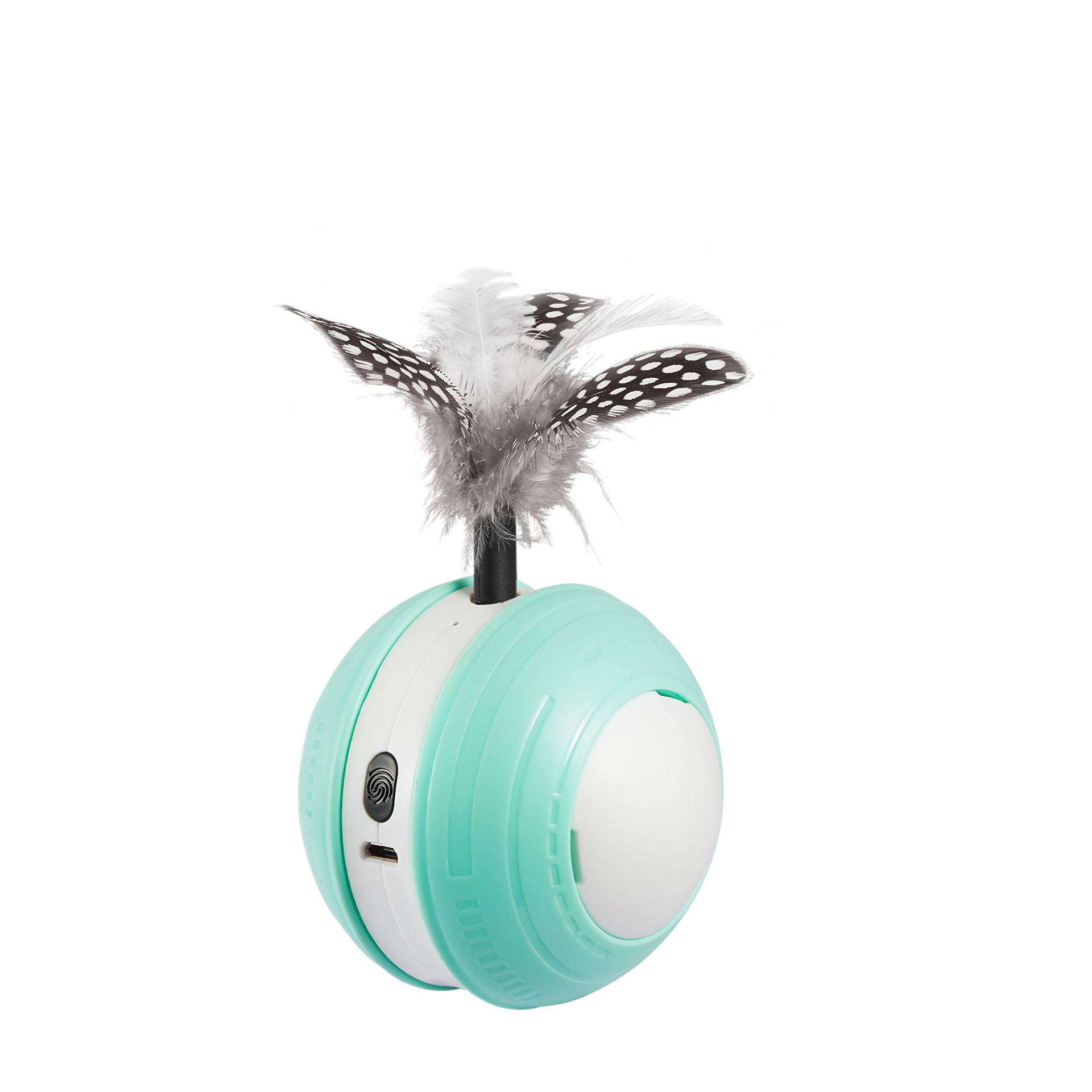 USB Rechargeable LED Light-Up Cat Toy Ball - Self-Entertainment, Stress Relief, Sport & Sound