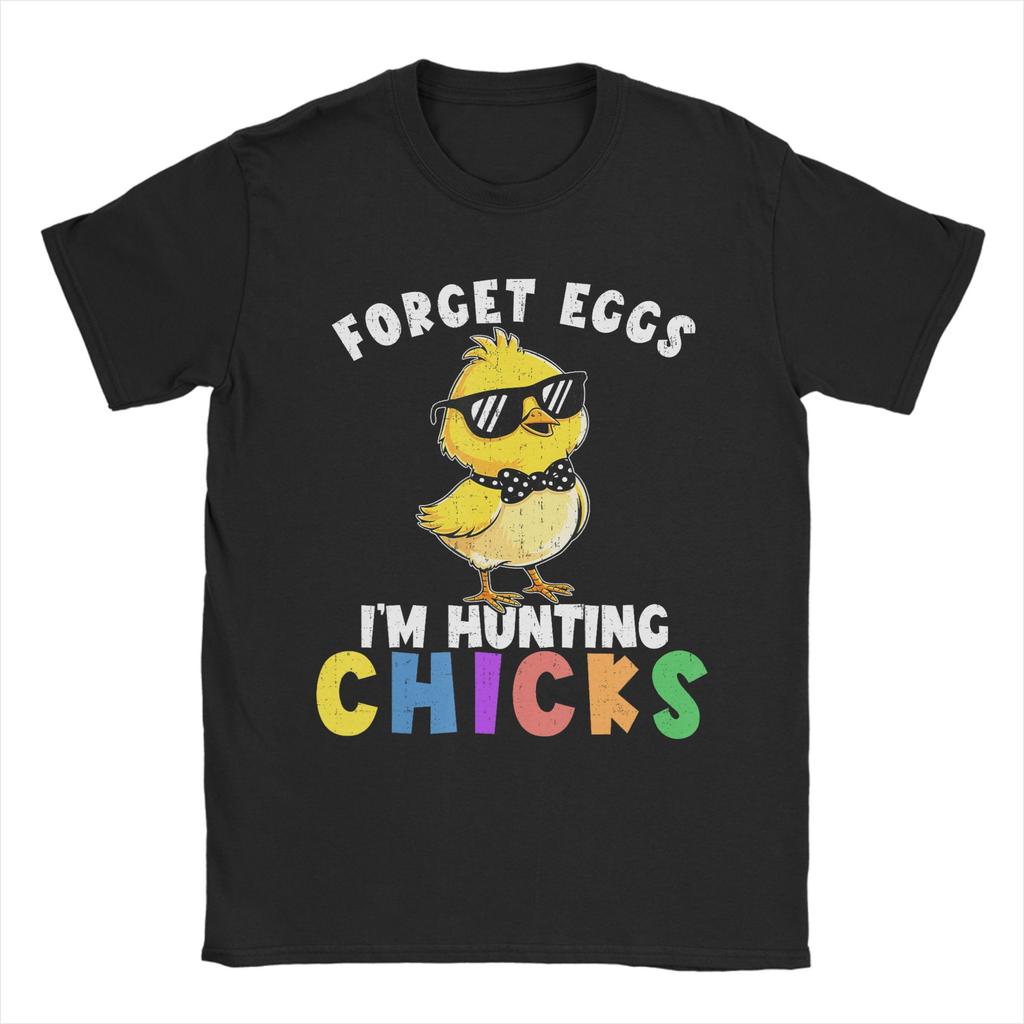 Chicks Dig Me Easter TShirt Summer  Funny T Shirts Cotton Novelty Tshirt For Couple ShortSleeve Casual Clothes