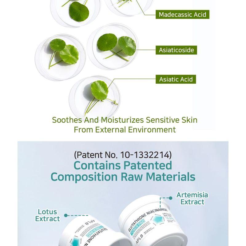 APLB Glutathione Niacinamide Toner Pad