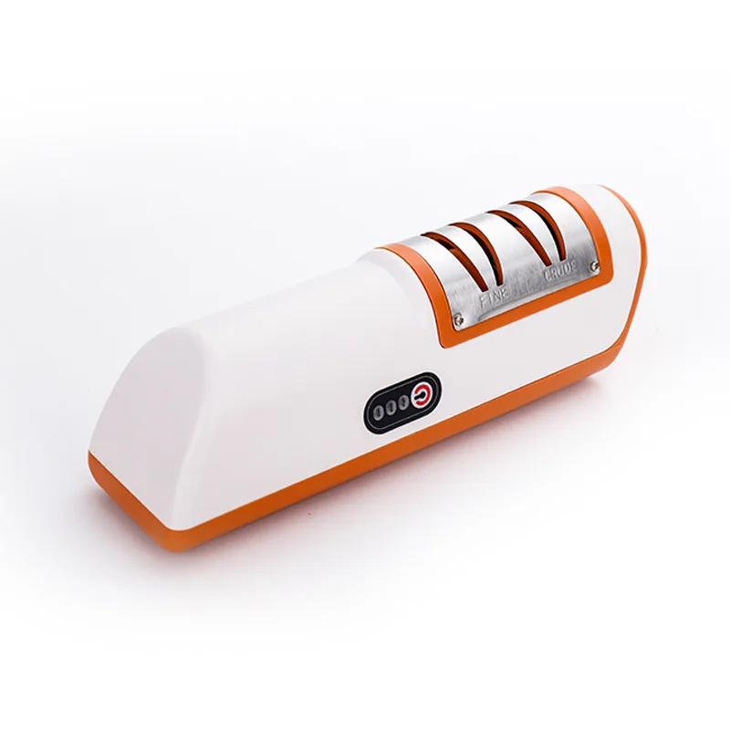 1pc Electric Knife Sharpener Multifunctional Automatic Professional 4 Gears Kitchen Electric Knife Sharpener Kitchen Accessories