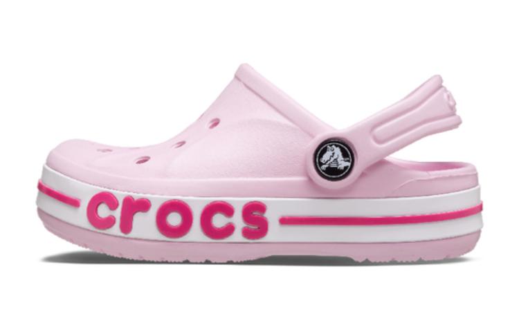 Crocs Bayaband Slip Resistant And Breathable Children s Sandals Pink Kids  207019-6TG 29-30