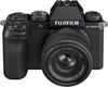 Fujifilm Mirrorless Digital Camera with Lens Kit Image Vlog 800 Shots Twice As Many As Previous Auto Subject Large Grip Bilingual Support X-S20