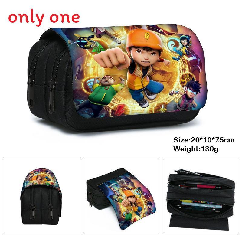 Elements Hero Boboiboy Layer Pencil Case With Spacious Storage For Students And Kids