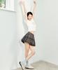Nigaennikol Trendy Ruffle Mini Skirt_Charcoal