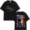 Die Ayliva Tour 2025 Graphic Tshirts Men Women Casual Harajuku Oversized T Shirt Retro Fashion High Quality Cotton Tshirt Tops