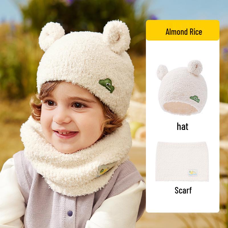 Infant Lemon Wool Hat - Cute Knitted Winter Hat for Boys and Girls, Autumn and Winter Collection
