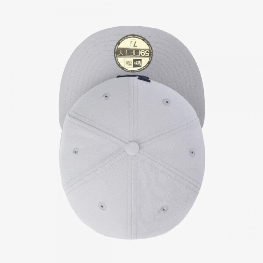 New Era La Dodgers Basic Fitted Cap Dolphin Grey