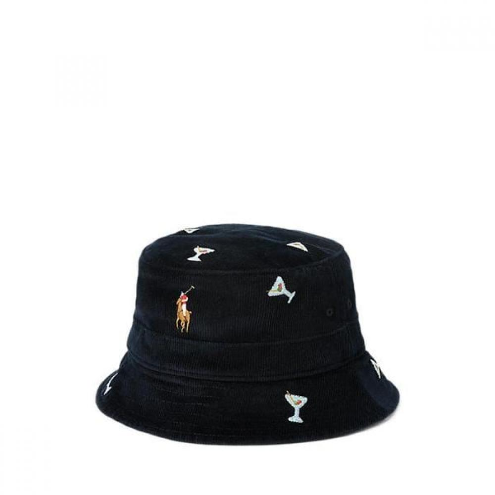 Polo Ralph Lauren Men S Embroidered Corduroy Bucket Hat mapohgS0j421850001 SM