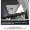 Stainless Steel Universal Car Sun Visor Mirror HD Clear Auto Makeup Vanity Mirror Durable for Women Drivers Daily Use