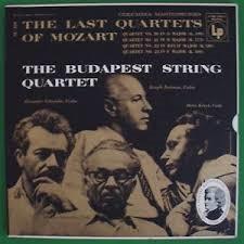 

LP Record BUDAPEST STRING QUARTET - Last Quartets Of Mozart: Quartet No SL228 Columbia Master 1956 US Classical Used