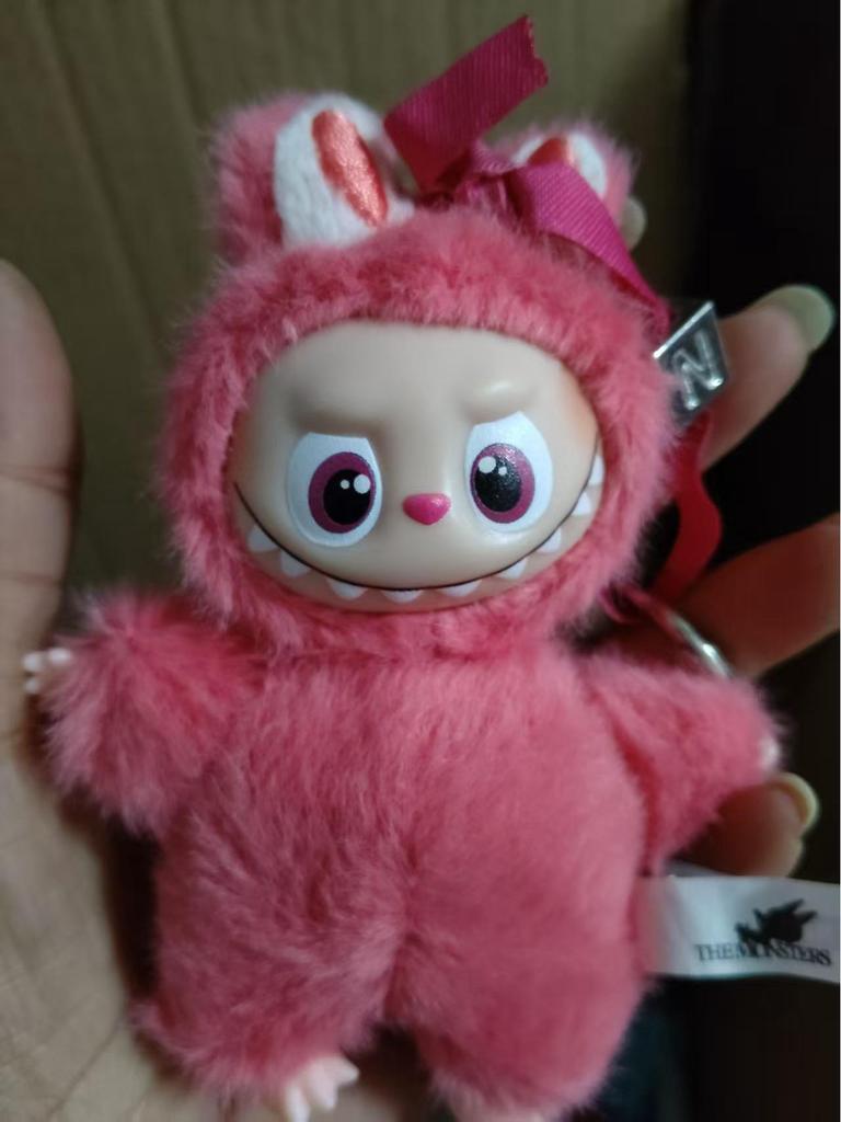 In Stock: Fast Shipping Fabric Doll Keychain with Vinyl Face - Blind Box Plush Figure