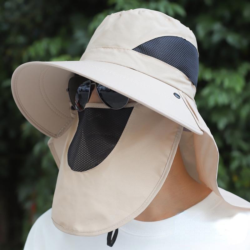 Wide-brimmed Sunhat Sunshade Fishing Hat Mountaineering Jungle  Visor Sunblock Sunhat Sunshade Hat