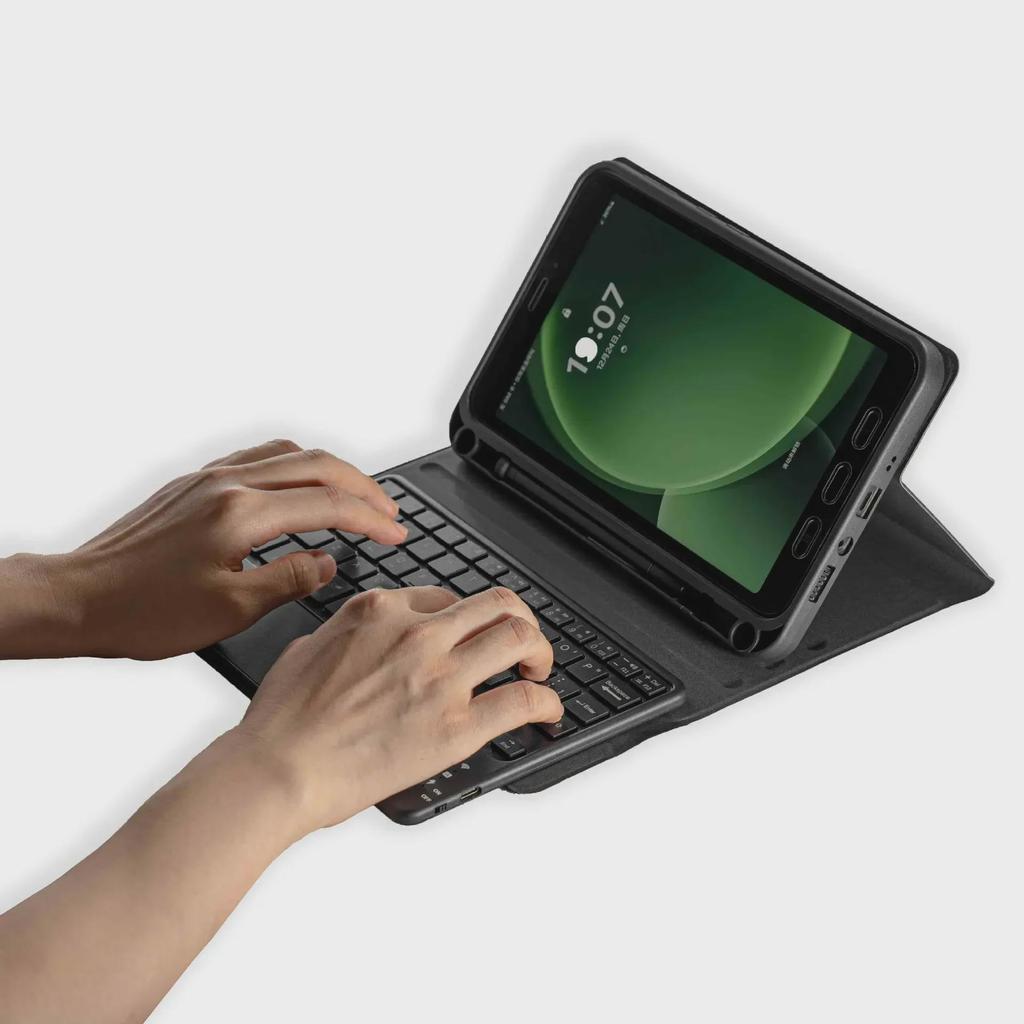 Bluetooth-Tastaturhülle für Samsung Galaxy Tab Active3/5 8 Zoll (X306B/T570)