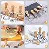 Silver Zinc Alloy Dumpling Maker Pasta Tools For Baking 3pcs