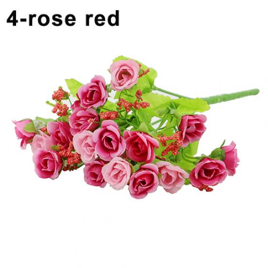 

Искусственная роза в ассортементе красный/ярко-розовый