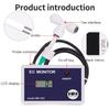 Single-channel EC Monitor 0-9990uS Online Water Quality Monitor Conductivity Tester HMSM-1 EC Meter Water Quality Tester