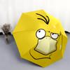 Psyduck Cartoon Pattern, Automatic Folding Umbrella, Portable and Foldable Design, 8 Ribs, a Christmas or Birthday Gift.