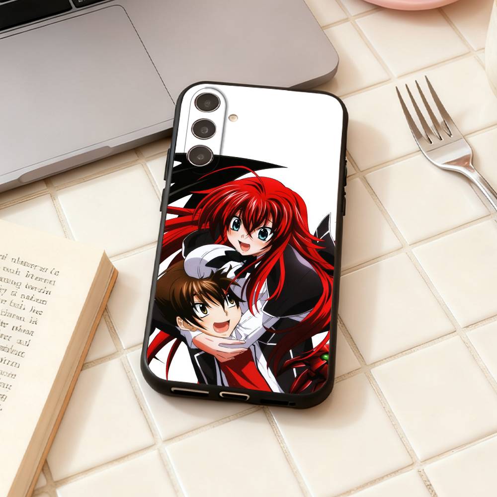 H-High School DXD H-HERO Phone Case For Samsung Galaxy A73,A72,A71,A70,A53,A52,A51,Others Soft Black Shell