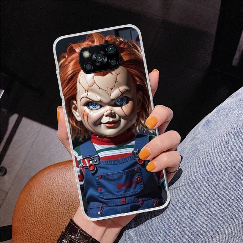 

Chucky Doll Horror Movie Phnoe Case for Xiaomi Poco X5 X6 X7 Pro X4 Gt F7 Ultra M8 M7 Redmi 15C 15 13C 13 12C 12 Unique Cover Co Redmi 13C