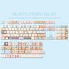 TYRIXKI PBT Keycaps 142 Keys Cute Keycaps Sublimation Sea Salt Cat Keycaps Mao Profile Custom Keycaps for Cherry Gateron MX Switches Mechanical
