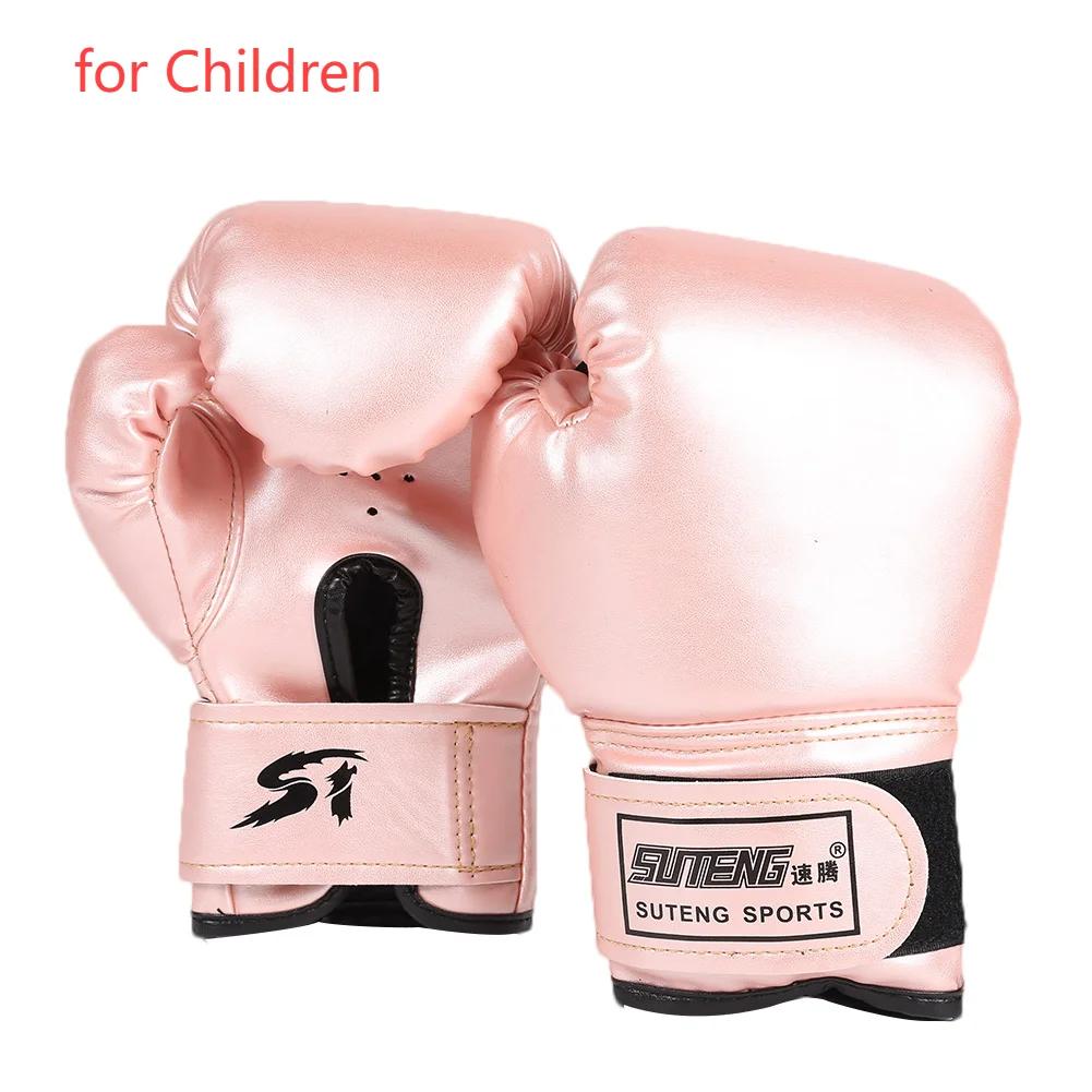 PU Boxing Gloves Fighting Kick Boxing Gloves Karate Muay Thai Training Workout Kickboxing Gloves Taekwondo Protector Adult Child