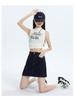 Denim A-Line Mini Skirt with Lining – Women's 2025 Summer Hip-Hugging, Anti-Exposure Design