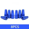 4/8pcs Aluminum Alloy Bicycle Tire Prest Valve Cap MTB Road Bike Covered Protector Road MTB Tyre Dustproof Bike Presta Valve