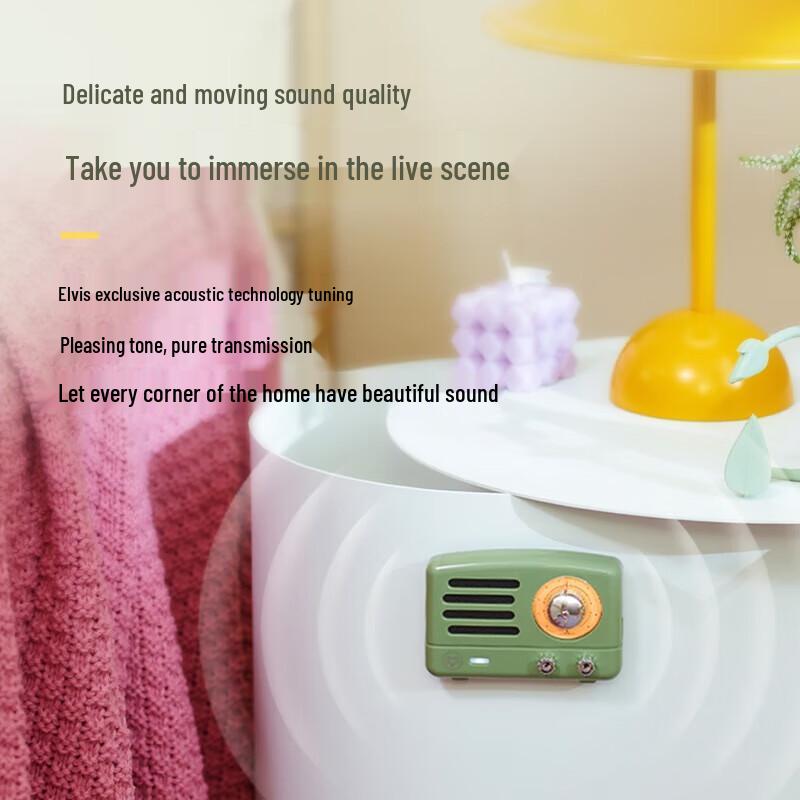 Elvis Presley MW-Q1 Ultra-Thin Sticky Bluetooth Speaker