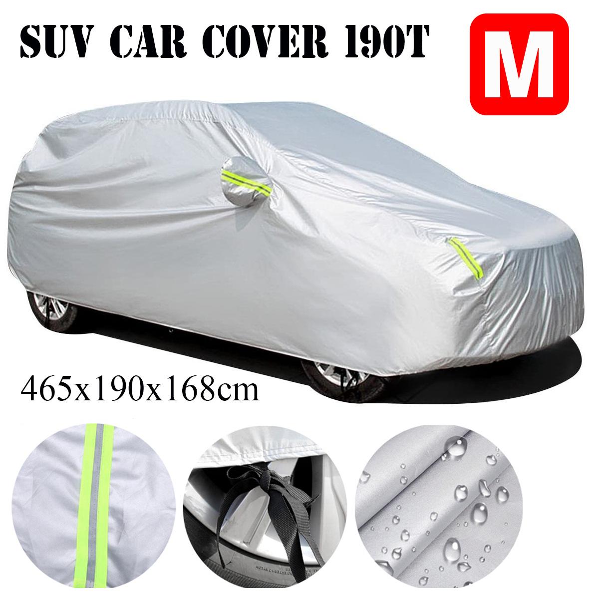 

Универсальный автомобильный чехол для внедорожника, защита от ультрафиолета, чехол для снега, солнцезащитный козырек, водонепроницаемый, пылезащитный для седана, устойчивый к царапинам, костюм для седана, инструменты для автомобиля внедорожника