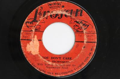 7-Zoll-Schallplatte TECHNIKEN / TOMMY MCCOOK & THE SUP - You Don't Care / Don On Bond Street KEINE TROJAN 1967 Jamaika Reggae, Ska & Dub Gebraucht