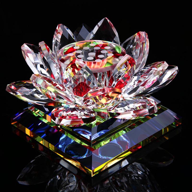Solar-Powered Rotating Lotus Car Perfume Ornament