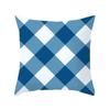 New Blue Geometric Peach Leather Velvet Pillow Case Home Fabric Sofa Pillow Cushion Cover