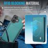 For iPhone 17 Case JEEHOOD J05 Leather Mobile Cover with Detachable Magnetic Card Bag