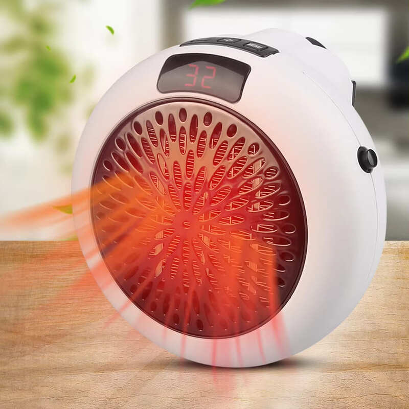 900W Plug-In Elektrische Heizung Heizlüfter Tragbare Desktop Wärmer Maschine Energiesparende Desktop Heizung Sicherheit Heizung Heizung Herd