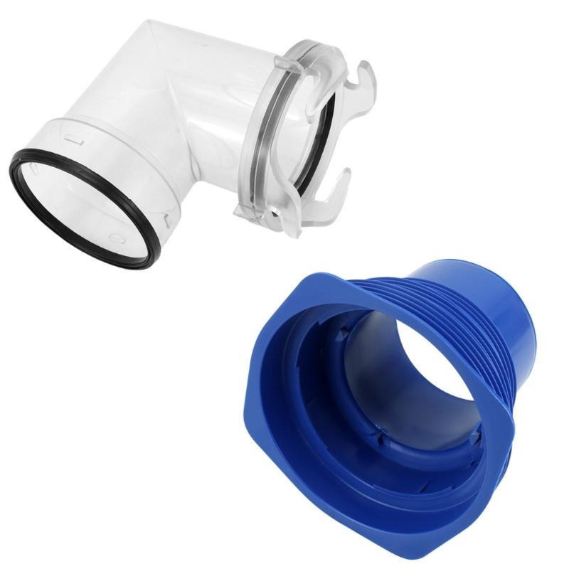 Transparent Motorhome Waste Water Adapter 90 Degree Rotation Design Anti Backflow For Camping Vehicle Drain Management