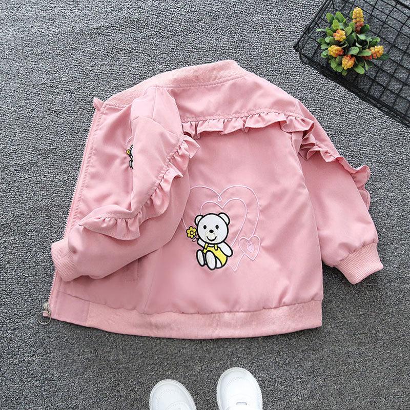 Loose Casual Hooded Rushing Coat Boys and Girls Jacket Spring Ball Thin Section of The Middle and Large Children Jacket Children's Outside