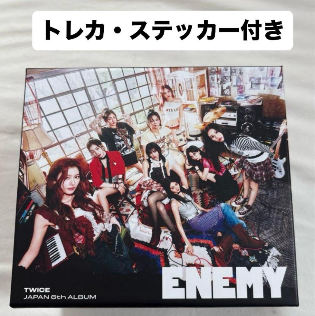 

[USED] Final price reduction TWICE ENEMY 888box CD trading card limited sticker included