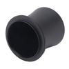 Coffee Dosing Cup Aluminum Alloy Antistatic Coffee Powder Feeder Dosing Cup for 51mm 53mm 54mm Portafilter Basket Black