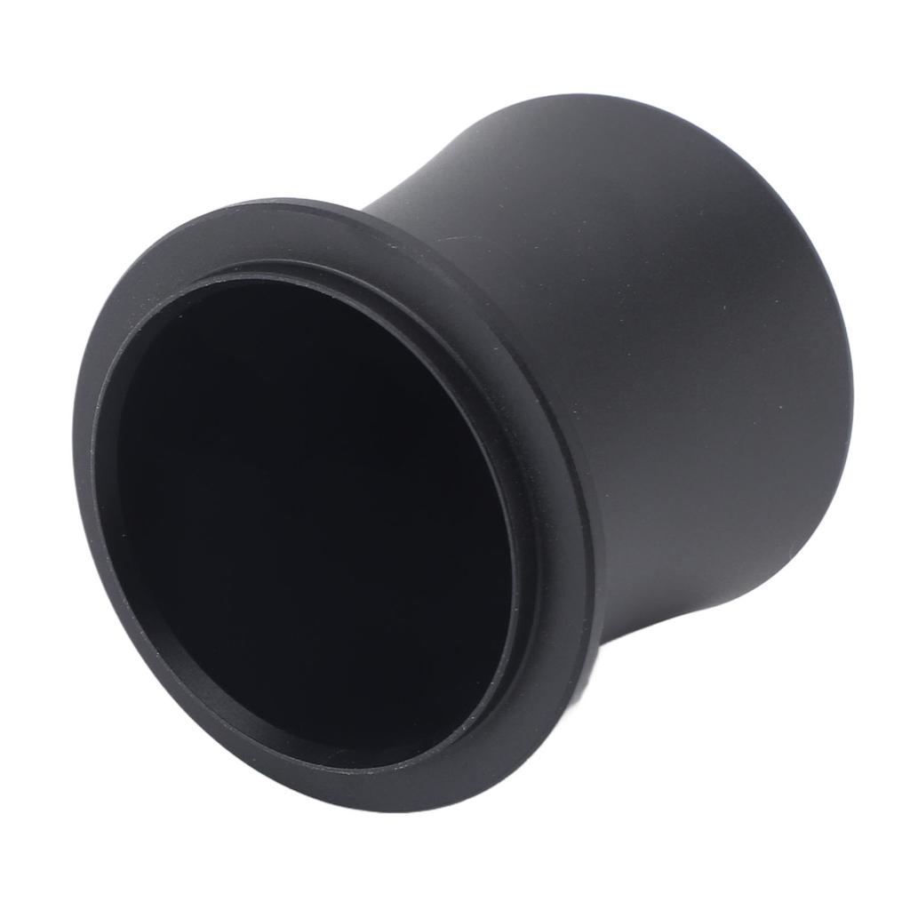 Coffee Dosing Cup Aluminum Alloy Antistatic Coffee Powder Feeder Dosing Cup for 51mm 53mm 54mm Portafilter Basket Black