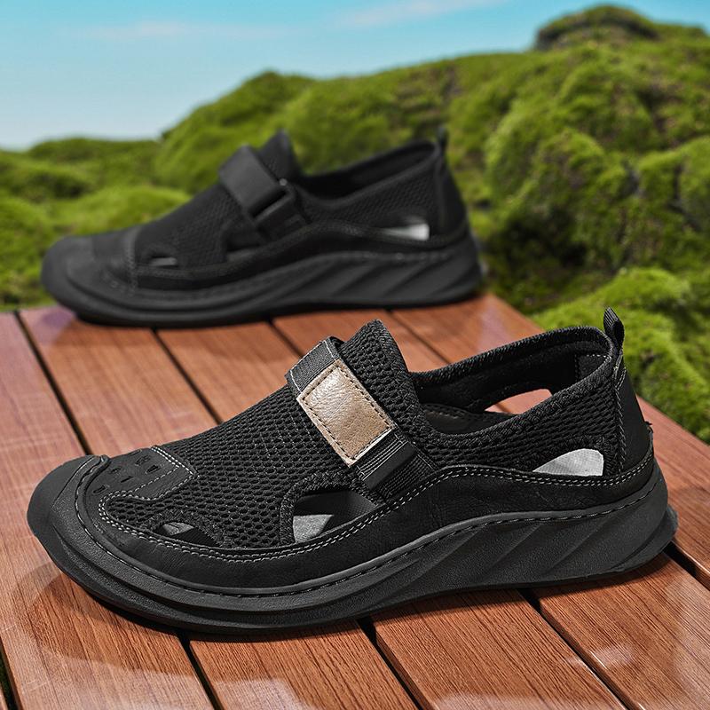 Fashion CYYTL Mens Sandals Casual Shoes Outdoor Summer Slippers Beach Walking Slides Comfort Luxury Designer Leather Lightweight Fashion